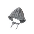 thumbnail image 5 of Infant Baby Knit Hat Soft Cute Beanie Hat Winter Christening Bonnet with Chin Strap, 5 of 5