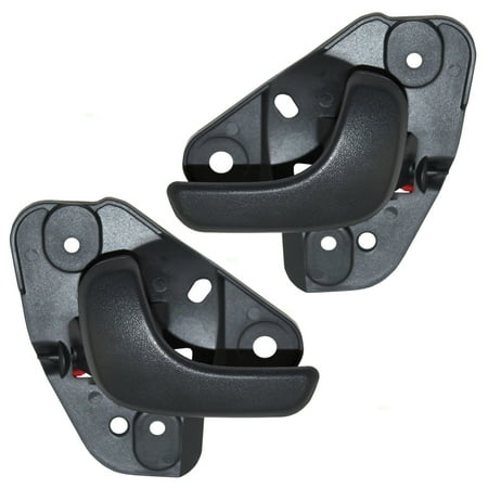 - Pair Set Inside Front Textured Door Handles Replacement for Chrysler Town & Country Voyager Dodge Caravan RT77BD5AA RT76BD5AA