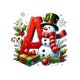 thumbnail image 1 of Adornos Colgantes para Árbol de Navidad con 26 Letras, Adornos Navideños para Hacer Tú Mismo, Decoración Navideña, Decoración Colgante para Árbol de Navidad., 1 of 2