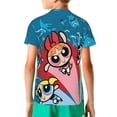 thumbnail image 2 of The Powerpuff Girls Kids' Short Sleeve T-Shirt Print Tee Shirts For Boys & Girls Summer Casual Wear Fashion Top Blouse Large, 2 of 9