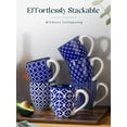thumbnail image 3 of Coffee Mugs Set of 6, 16 oz Large Porcelain Mug, Ceramic Tea Cups with Handle for Men Women, Mug Gift Set, Housewarming Wedding Gift, 3 of 12
