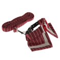 thumbnail image 1 of Cuerda Para Correa Para Perros Y Gatos Sunnimix Juego de arneses y correas para perros Raya Roja Talla M, 1 of 8