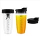 thumbnail image 2 of Piezas de Repuesto para Licuadora Ninja, 2 Tazas de 24 Oz con Tapas para Llevar, Cuchilla Extractora de 7 Aletas, para Auto IQ, 2 of 9