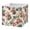 Red Flowers, variant on Fabric Open Basket Bins Foldable Storage Basket 2 Sizes Available Purple Glass with Lavender Oil