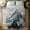 40x30inch(102cmx76cm), variant on 1pc Soft Flannel Blanket - Snow-Capped Mountain Landscape Design in Gray/Black/White/ - All-Season Cozy Throw for Bed, Sofa, Camping, Travel - Luxury Home Decor Gift for Christmas, Birthdays, Wedding
