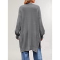 thumbnail image 5 of Women'S Long Cardigan Sweaters Open Front Oversized Duster for Women Gray S, 5 of 10