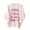 Pink, variant on JINMGG Christmas , Womens Plus Size Tops Women Fashion Christmas Print Crewneck Long Sleeve Loose Sweatshirt Tops
