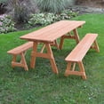 thumbnail image 3 of Pressure Treated Pine Traditional Table with 2 Benches, 3 of 18