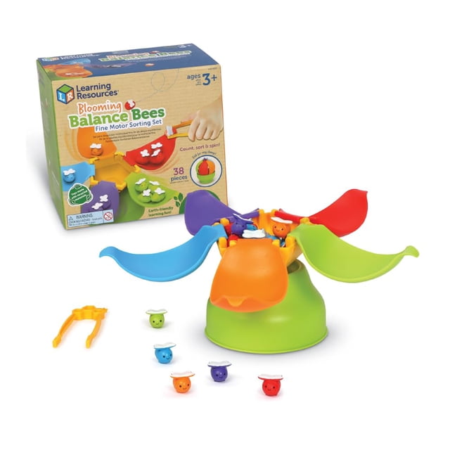 Set de motricidad fina Blooming Balance Bees de Toy Learning Resources