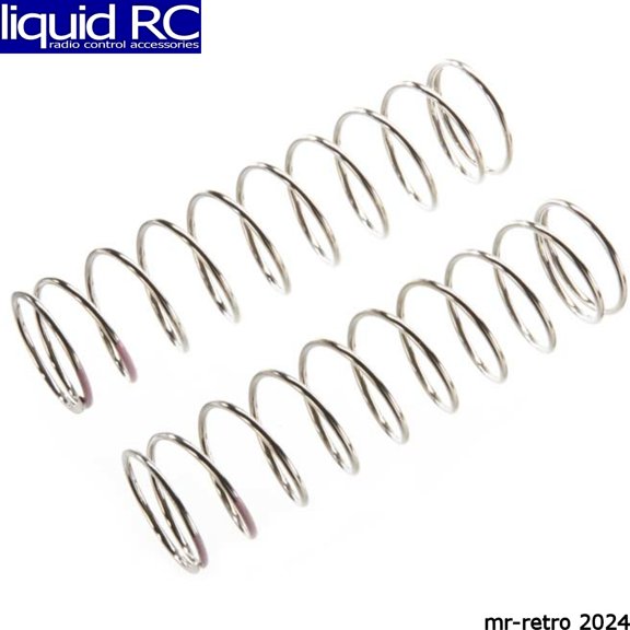 Tekno RC 6080 Shock Spring Set 1.6x10.5T 95mm Pink 3.96 lb/in
