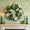 C_C, variant on St Patrick’s Day Green Wreath 14.2 In, Artificial Shamrock Door Or Wall Decor For Indoor Outdoor Use, Gold Accent, Fade Resistant, Seasonal Entryway Highlight, Gift Ready, Easy Hang