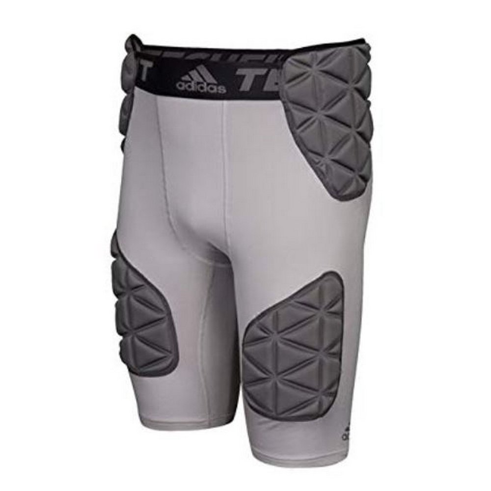 Adidas Men's Football TF Techfit Smash 5 Padded Girdle Shorts Light Gray BS2666
