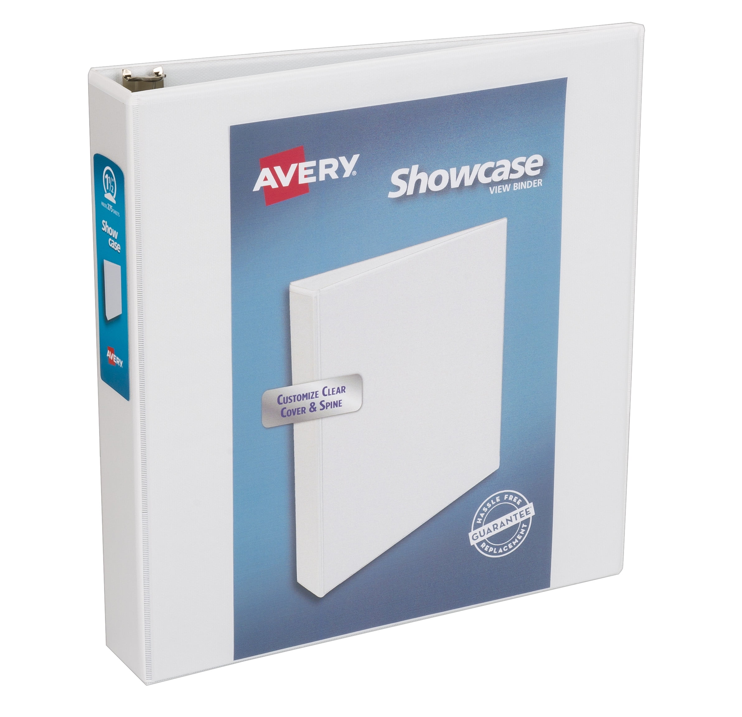 Avery Economy Showcase View Binder, 1.5' Round Ring, Black (19651)