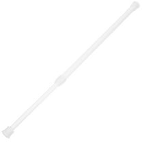 LEORX Doorway Curtain Rod Tension Curtain Rod White No-drill Installation Wardrobe 1Set