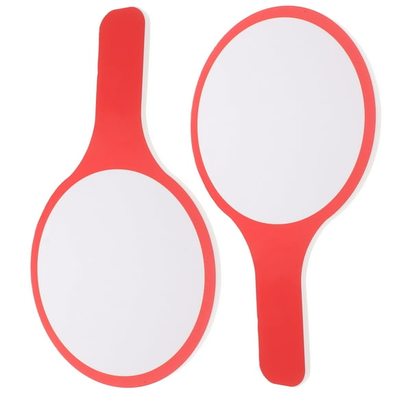 DEEPCRAFF Dry Erase Answer Paddle Erasable 2Pcs 9.8x5.9x0.2in