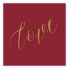 Personalized Holiday Napkin - Love