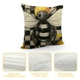thumbnail image 4 of COMIO  Summer Hello Sunshine Bee Truck Buffalo Plaid Throw Pillow Covers, Summer Cushion Case for Sofa Couch, 4 of 5