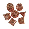 thumbnail image 1 of 7x Brass DND Dice D&D Dice Set Entertainment Dice for RPG MTG --, 1 of 5