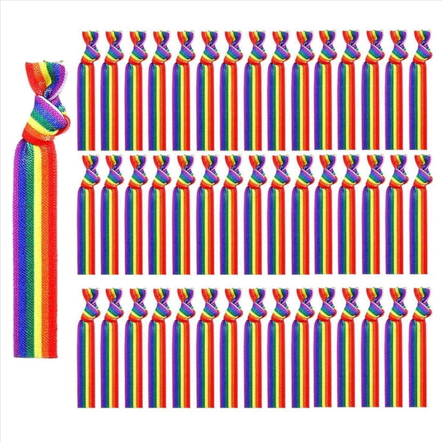 200 Piezas Pride Month Unisex Rainbow Bandana Gay Pride Pañuelo Muñequera