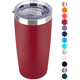 thumbnail image 1 of Vaso de 20 oz, taza de café aislada al vacío de acero inoxidable, taza de viaje de doble pared con tapa para bebidas frías y calientes (paquete de 2, negro) Xemadio LRWJ258-8, 1 of 1