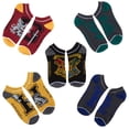 thumbnail image 2 of Harry Potter House Varsity Letters No-Show Socks, 5 Pair, 9-11, 2 of 2