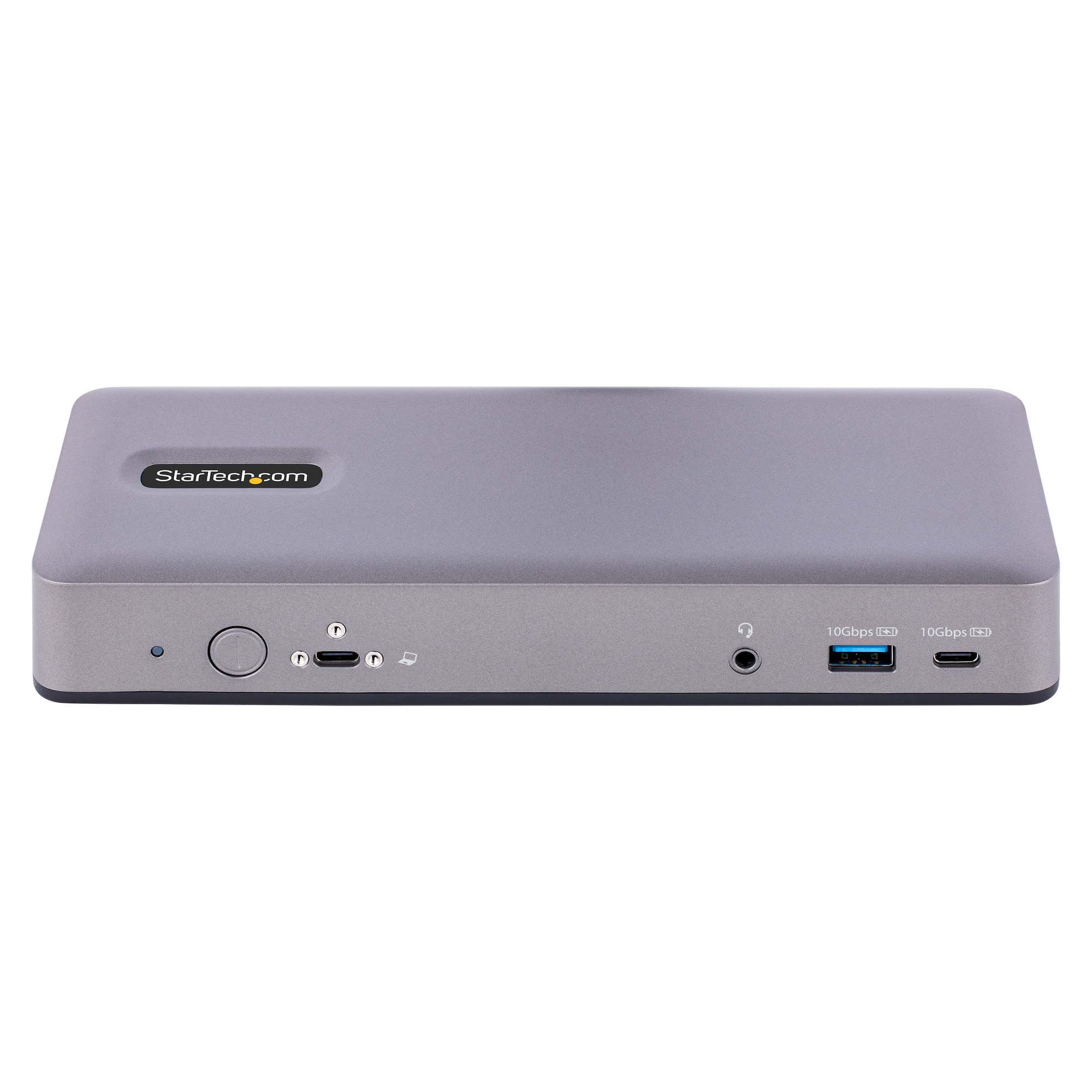 StarTech.com USB-C Docking Station, Gray, Gray
