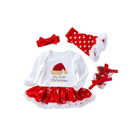 

Capreze Newborn Onesies Crew Neck Romper Set Long Sleeve Bodysuit Comfy Jumpsuit Buttons Bodysuits Christmas Hat 80cm