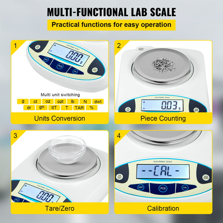 U.S. Solid 3000g x 0.01 G Lab Scale 0.01 G Digital Analytical Balance