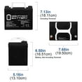 thumbnail image 2 of 12V 35AH INT Replacement Battery for Ostar Power OP12350 - 4 Pack, 2 of 6