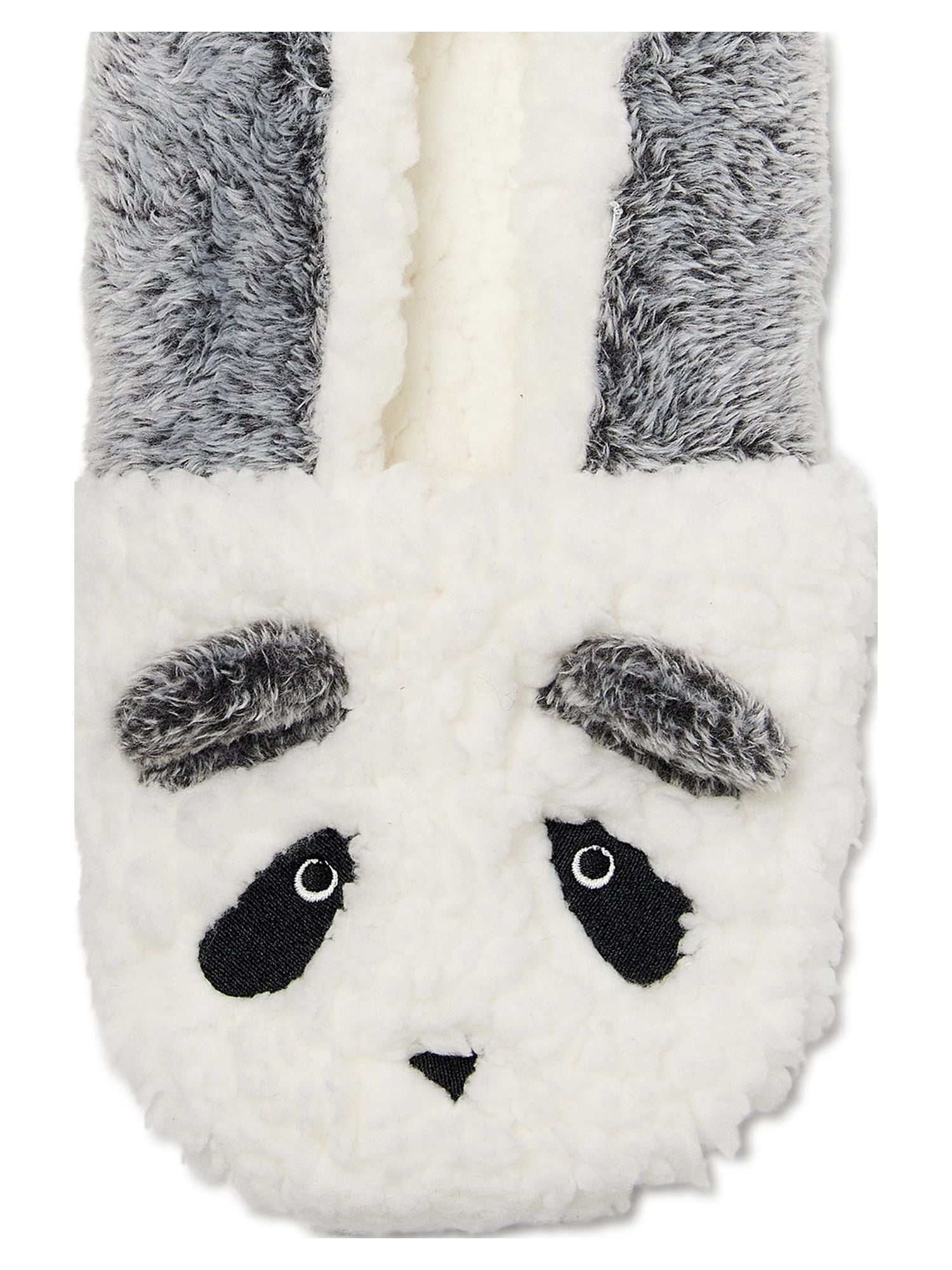 Fuzzy Babba Women's 3D Panda Slipper Socks, 1-Pack