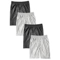 thumbnail image 1 of 4-Pack Men's Heavyweight Moisture Wicking Performance Dazzle Lounge Shorts, 1 of 2