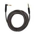 thumbnail image 1 of Cable de guitarra de Audio JORINDO de 6M, Cable de amplificador de guitarra eléctrica de 6,35 MM, Cable de instrumento, cabezal chapado en oro con carcasa negra JD6219, 1 of 5