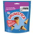 thumbnail image 1 of DRUMSTICK Bites, Decadent Dark Chocolatey Mini Wafer Cone Bites, For Snacks, 1 of 7