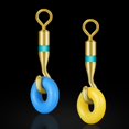 thumbnail image 3 of Fishing O-Type Rings Open Connector 360 Degree Rotation Load Relief Subwire Connector O-Rings Fishing Tackle, 3 of 8