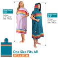 thumbnail image 3 of Toalla SUN CUBE, poncho de surf, secado rápido, con capucha, 112 cm, 3 of 7