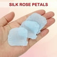 thumbnail image 4 of Uxcell Artificial Rose Petals 1000Pcs Fake Flowers Silk Petal Decoration Supplies for Events, Light Blue, 4 of 7