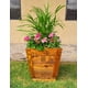 thumbnail image 4 of Maceta de madera Hanlob Tipo Jardinera Cono Mediana, 4 of 7