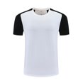 thumbnail image 2 of Xdegoge Mens Raglan Short Sleeve Color Block T Shirt Crewneck Athletic Performance Activewear Moisture Wicking Workout Gym Training Sporty Casual Fashion Base Layer Tees, 2 of 8