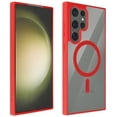 thumbnail image 1 of Mr. Gadgets Funda Carcasa Clear Case Color Rojo Para Samsung Galaxy S26 ULTRA Compatible Con Magsafe., 1 of 7