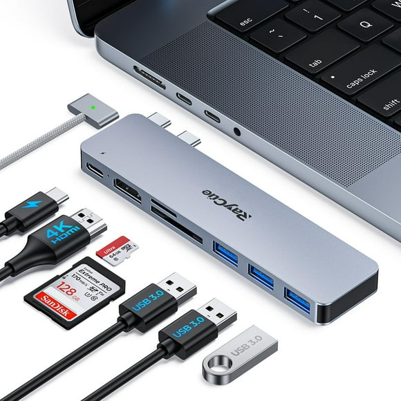 Adaptador USB C Hub HDMI RayCue para MacBook Pro/Air M1 M2 2023