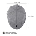 thumbnail image 3 of Boina de bebé estriada Boina de conejito para niños Boina de conejo para niños pequeños Sombrero para niños, 3 of 7