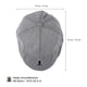 thumbnail image 4 of Boina de bebé estriada Boina de conejito para niños Boina de conejo para niños pequeños Sombrero para niños, 4 of 6