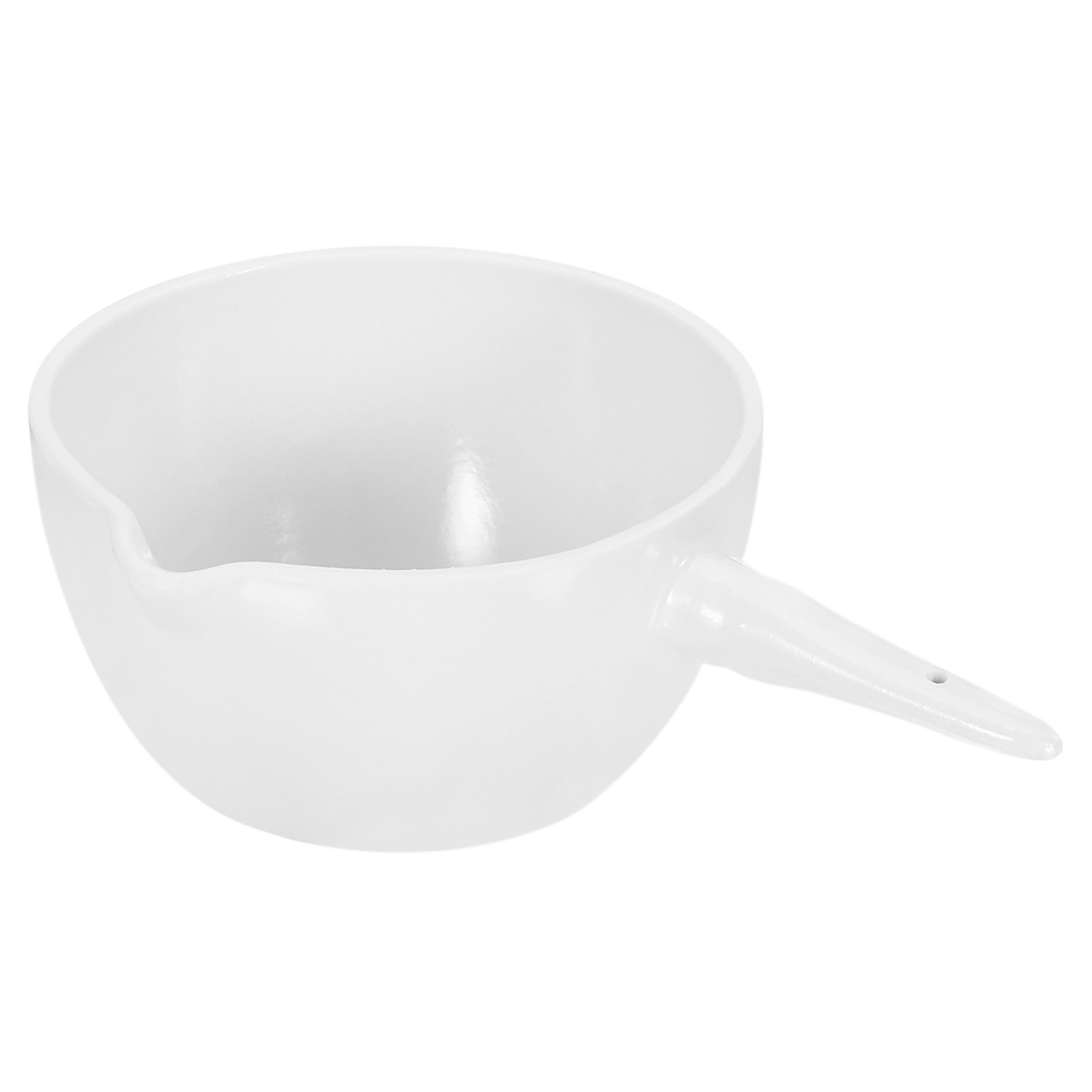 Uxcell Evaporation Bowl Melting Cup Pot with Handle 150ml Porcelain
