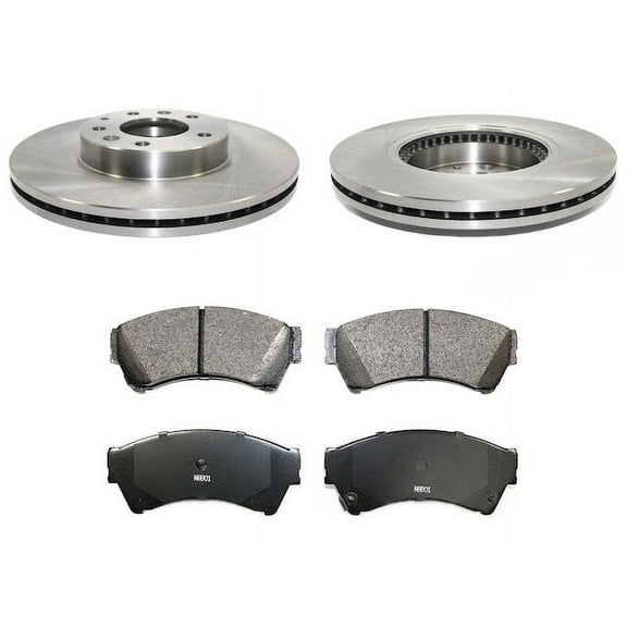 Front Ceramic Brake Pads and Rotor Kit - Compatible with 2006 - 2013 Mazda 6 2007 2008 2009 2010 2011 2012