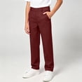 thumbnail image 4 of Sevevn Boys' High Elastic Waist Straight Leg Uniform Pants Lightweight Breathable For School Daily Travel Wear, 4 of 9