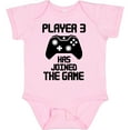 thumbnail image 3 of Inktastic Player 3 Has Joined the Game Boys or Girls Baby Bodysuit, 3 of 5