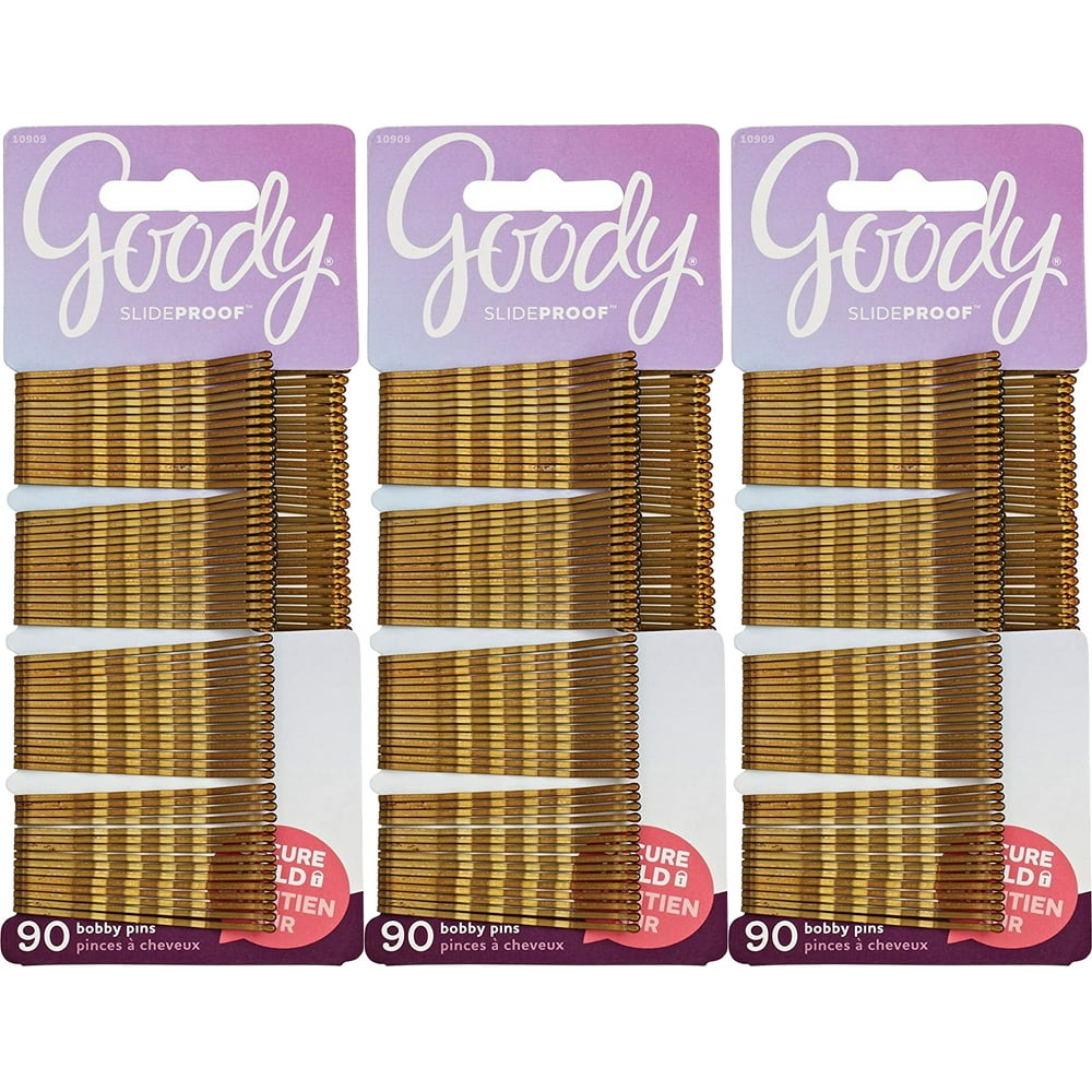 Goody Bobby Pins Blonde 10909 90 count 3 pack
