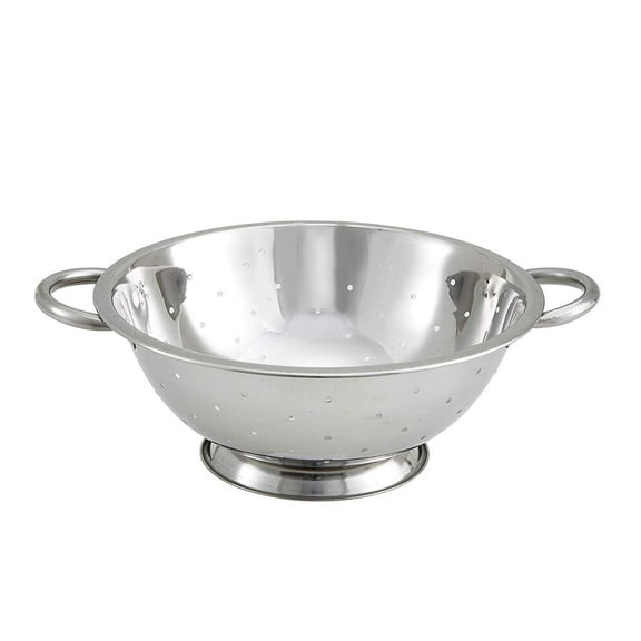 Winco 10" Stainless Steel Colander (75370)