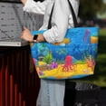 thumbnail image 6 of Rocae Submarine And Landscape for Large Women's Waterproof Beach Bag Tote with 7 Pockets Pool Bag for Travel Gym Vacation, 6 of 6