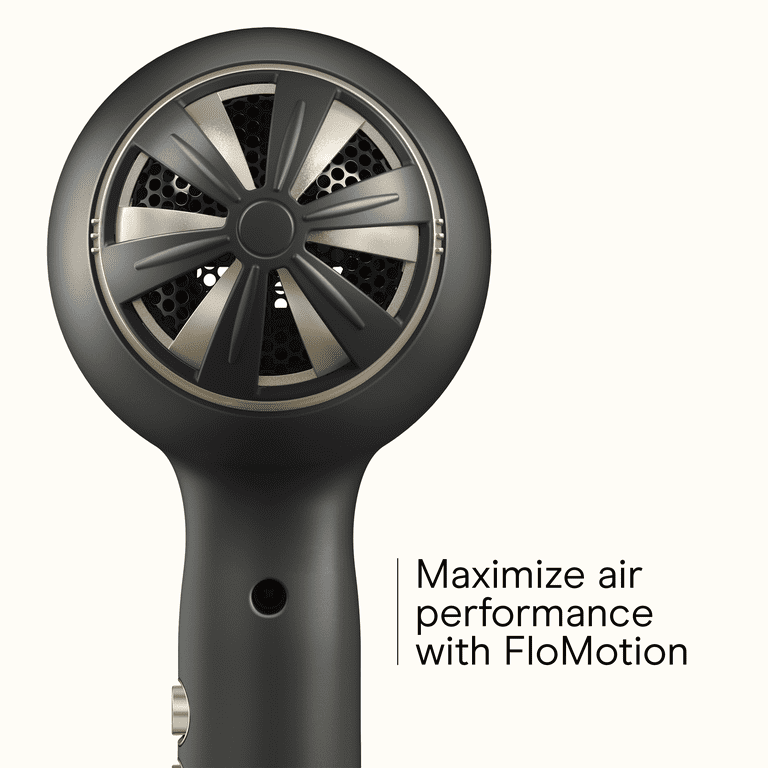 Matte Gray Hair Dryer with Diffuser - Black Attachment Included Adrinfly 1875-Watt Professional Salon Hair Dryer with  main image 3